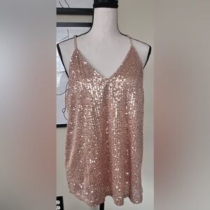 Sparkling Sequin Tank Top